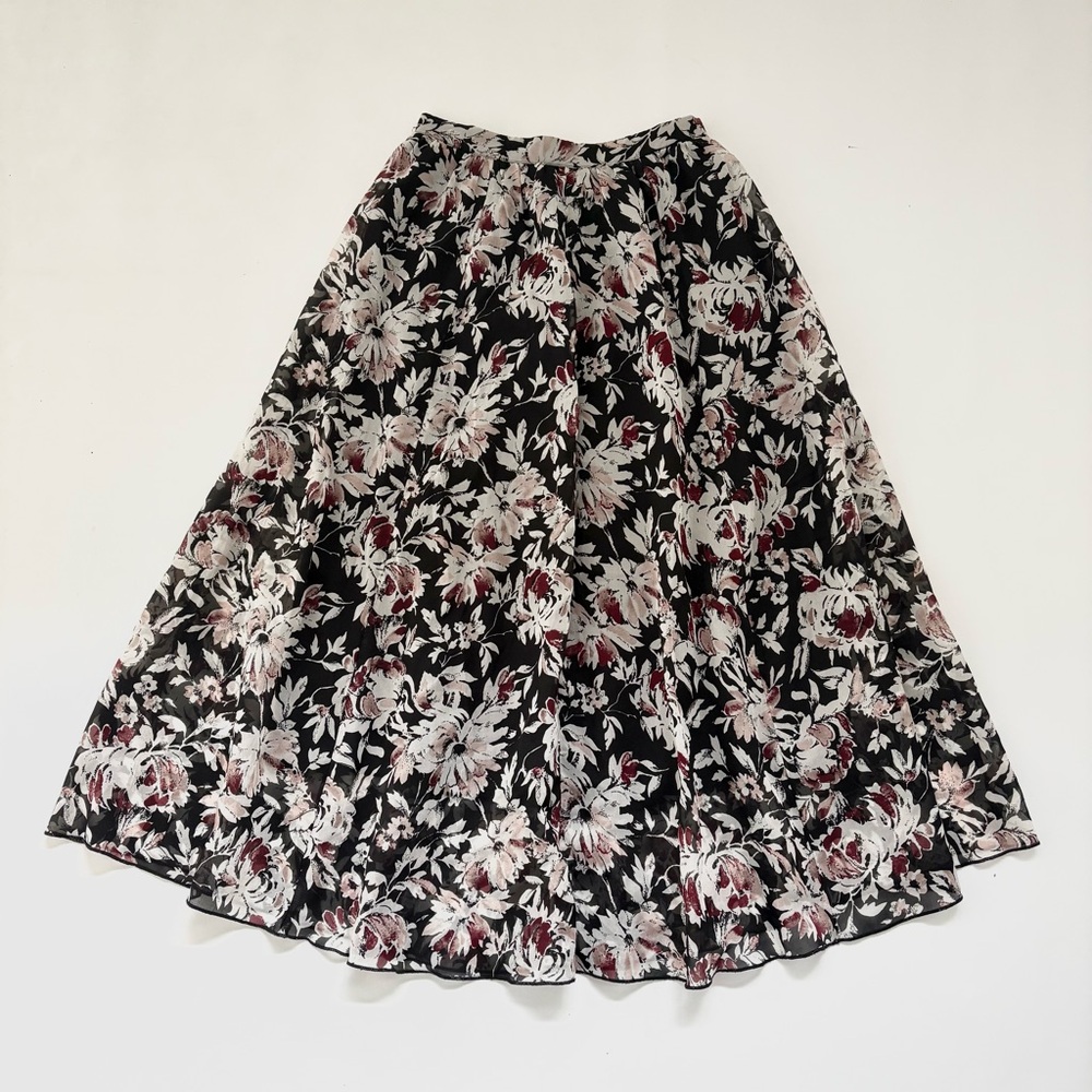 Abercrombie & Fitch Floral Midi Skirt